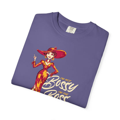 "I'm not Bossy, I'm the Boss" Graphic T-Shirt — Vintage Glam Lady Fashion Tee