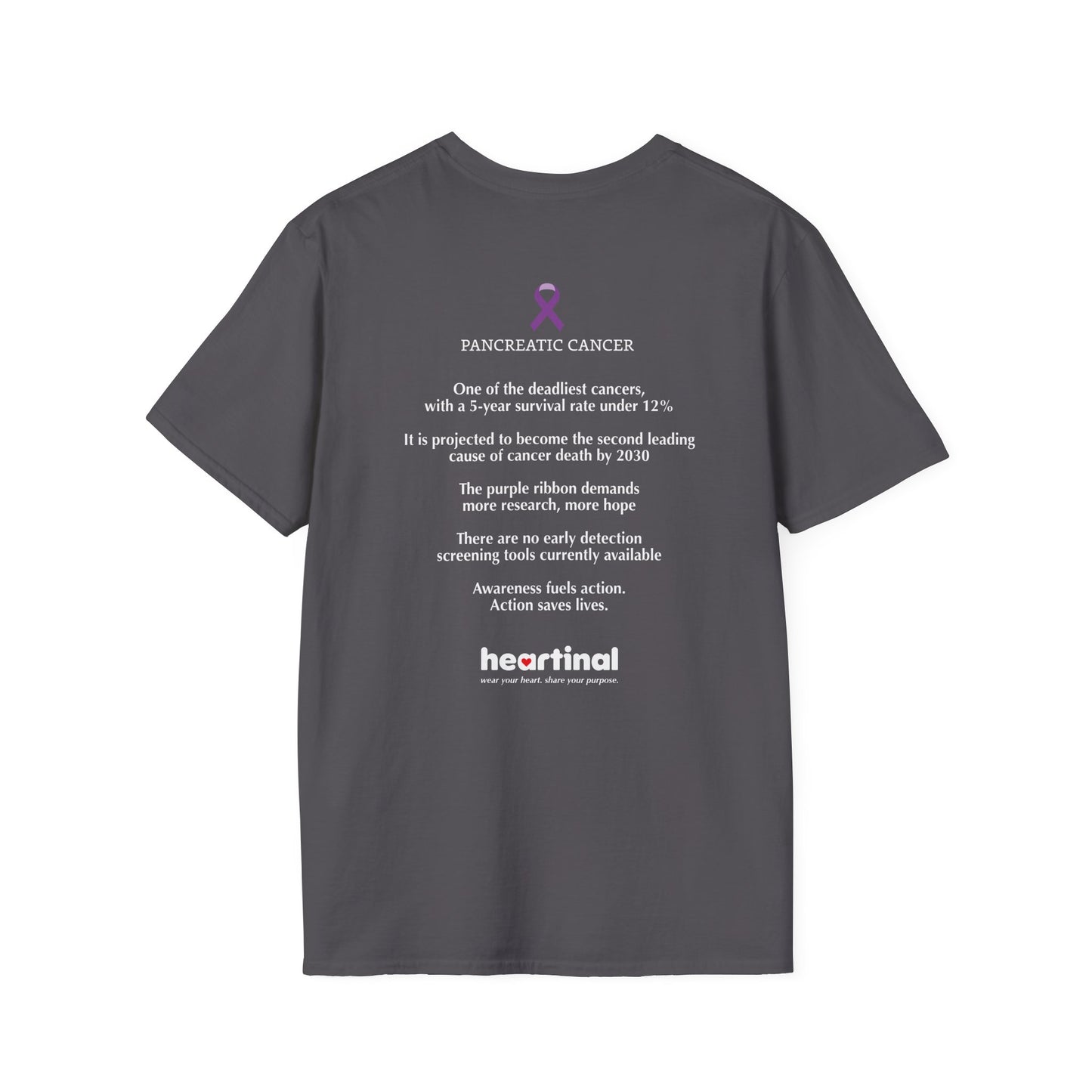 Purple Strong T-Shirt — Pancreatic Cancer Awareness Support Tee