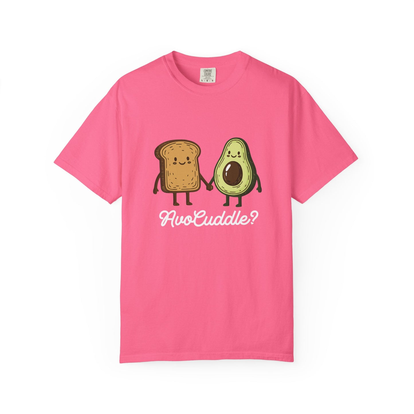 "AvoCuddle?" T-Shirt - Cute Avocado & Toast Couple Tee