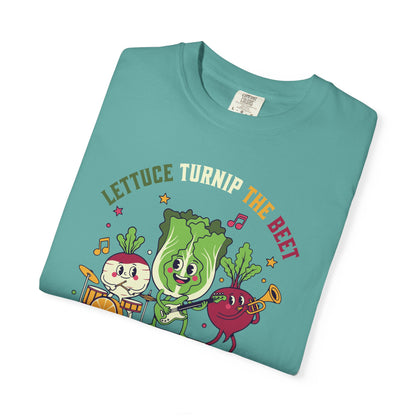 Lettuce Turnip The Beet T-Shirt — Cute Vegetable Band Graphic Tee