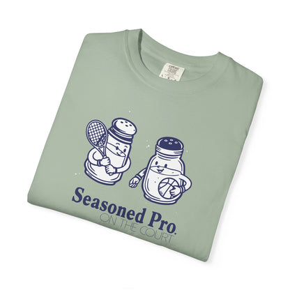 "Seasoned Pro on the Court" T-Shirt — Cute Salt & Pepper Shakers Athletic Graphic Tee
