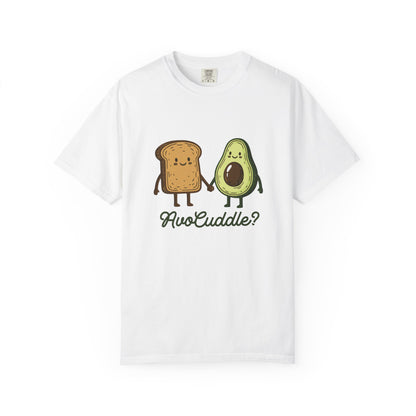 "AvoCuddle?" T-Shirt - Cute Avocado & Toast Couple Tee