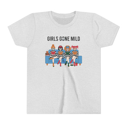 "Girls Gone Mild" Youth Tee – Cute Reading Club Graphic T-Shirt