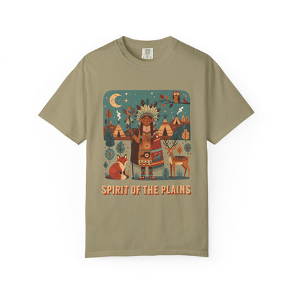 'Spirit of the Plains' T-Shirt — Native-Inspired Spiritual Graphic Tee