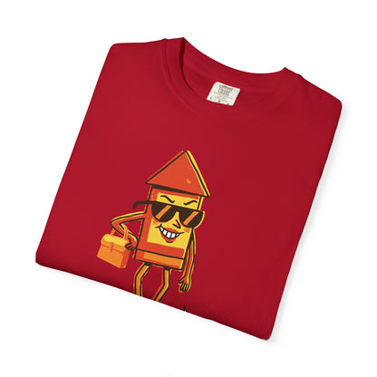 "I’m a Firecracker" Cartoon T-Shirt —  Funny Explosive Persona Tee