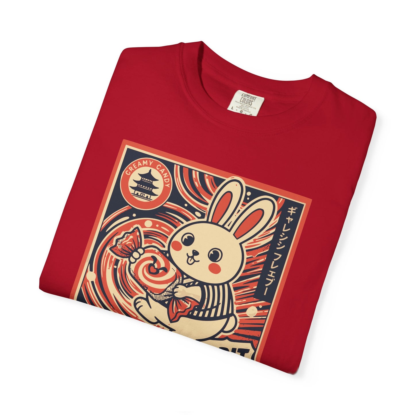 "Galaxy Rabbit" Milk Candy Graphic T-Shirt — Cute Japanese Anime Bunny Tee
