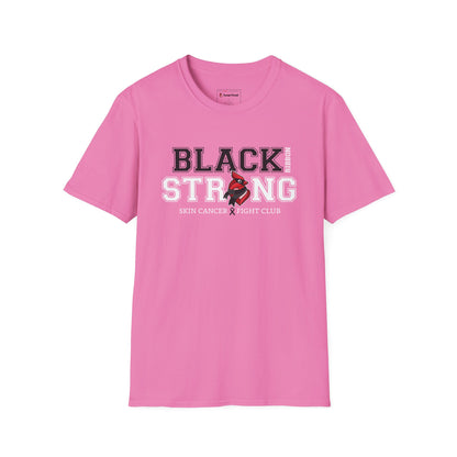 Black Ribbon Strong T-Shirt — Skin Cancer Fight Club Awareness Tee