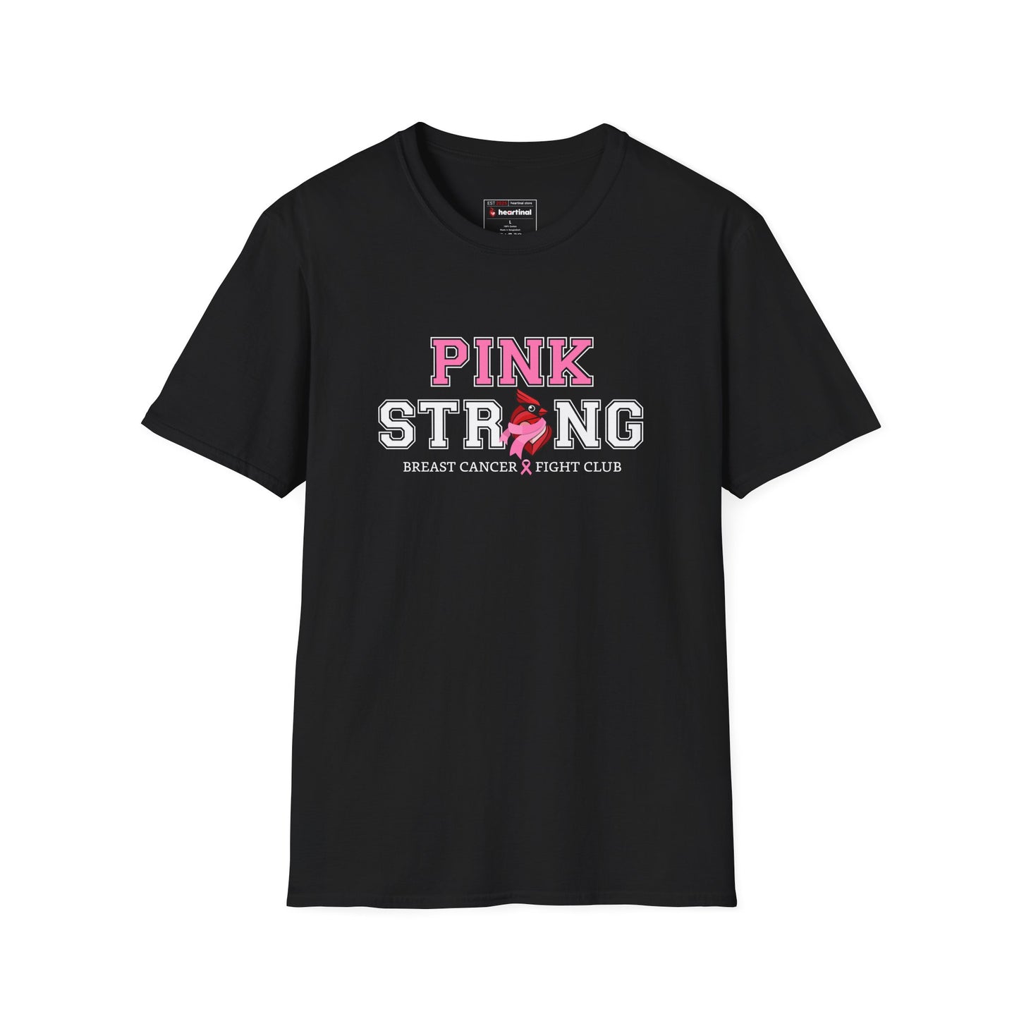 Pink Strong T-Shirt — Breast Cancer Fight Club Awareness Tee
