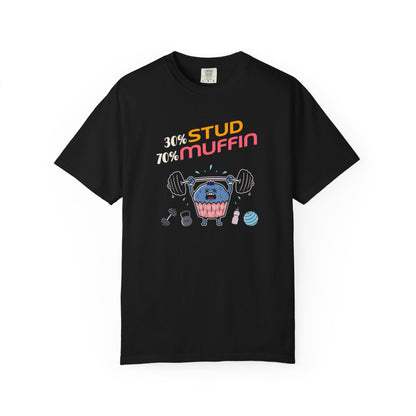 "Stud Muffin" T-Shirt — Cute Funny Gym Cupcake Fitness Design