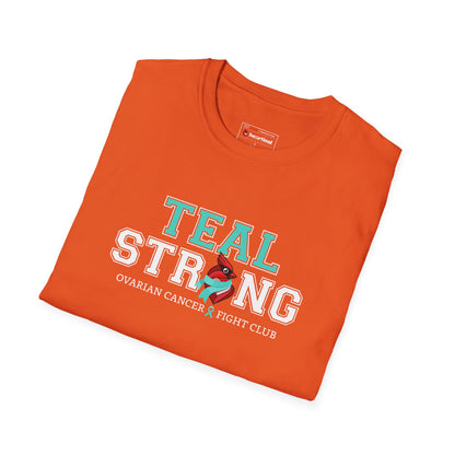 Teal Strong T-Shirt — Ovarian Cancer Awareness Support Tee