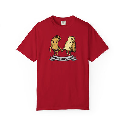 Holey Macaroni T-Shirt — Funny Mac & Cheese Graphic Vintage Tee