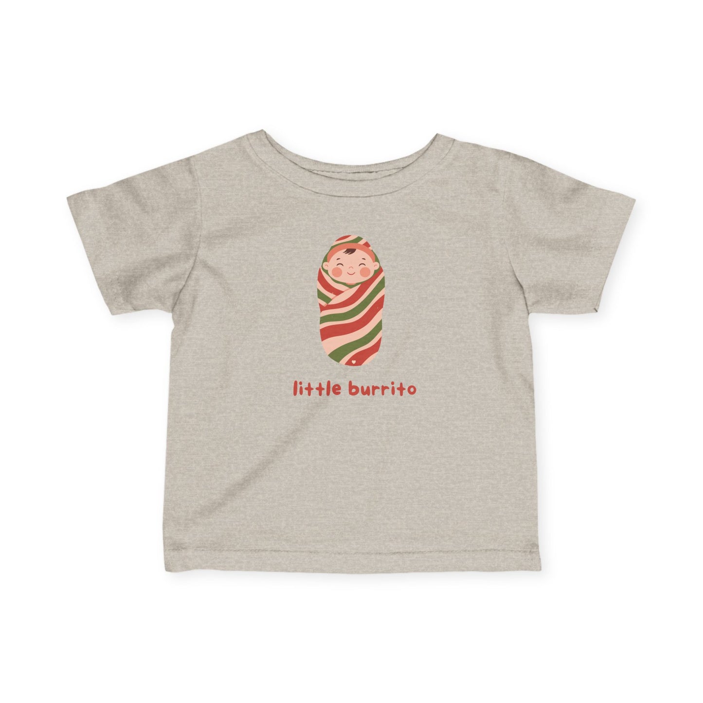 'Little Burrito' Infant Tee — Adorable Swaddle Baby Shirt
