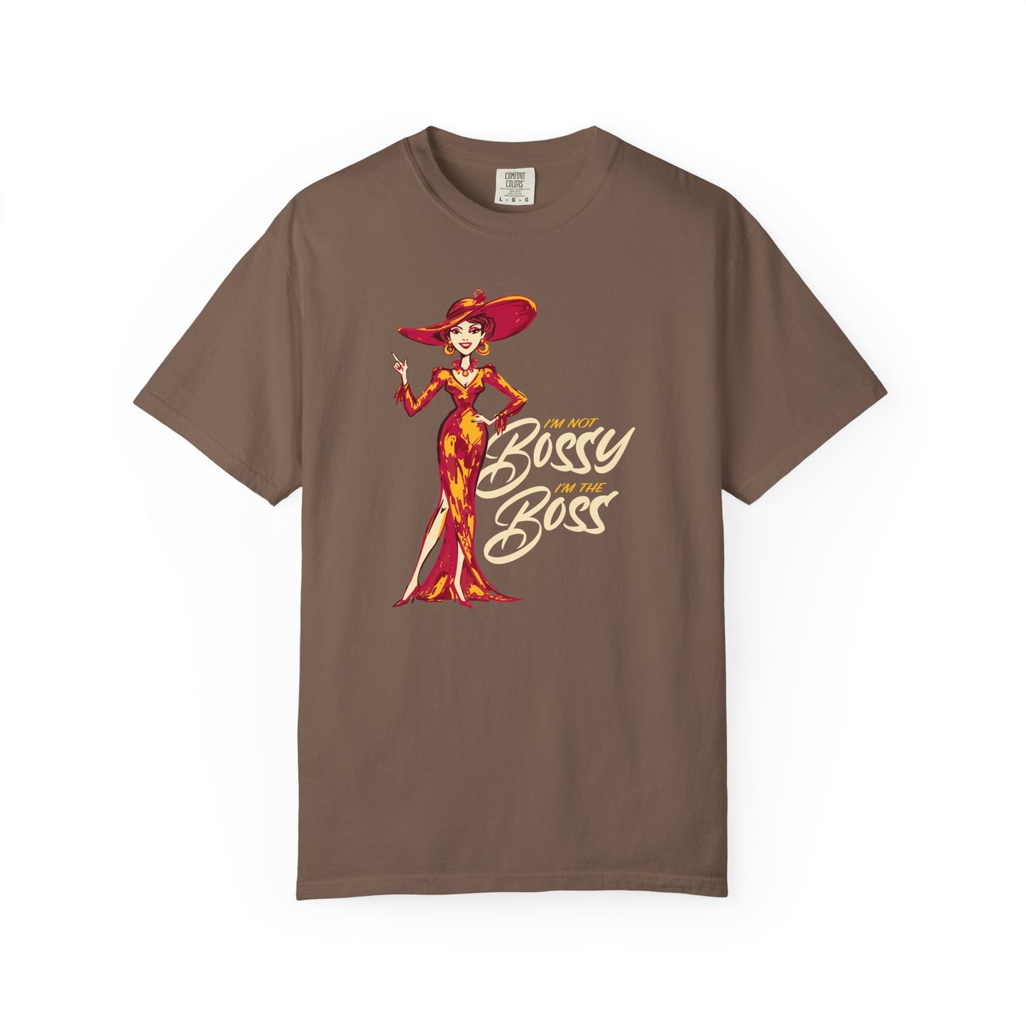 "I'm not Bossy, I'm the Boss" Graphic T-Shirt — Vintage Glam Lady Fashion Tee