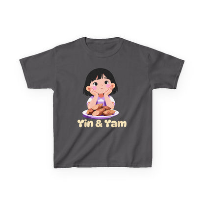 "Yin & Yam" Youth Tee — Cute Girl Sweet Potato Graphic Kids T‑Shirt