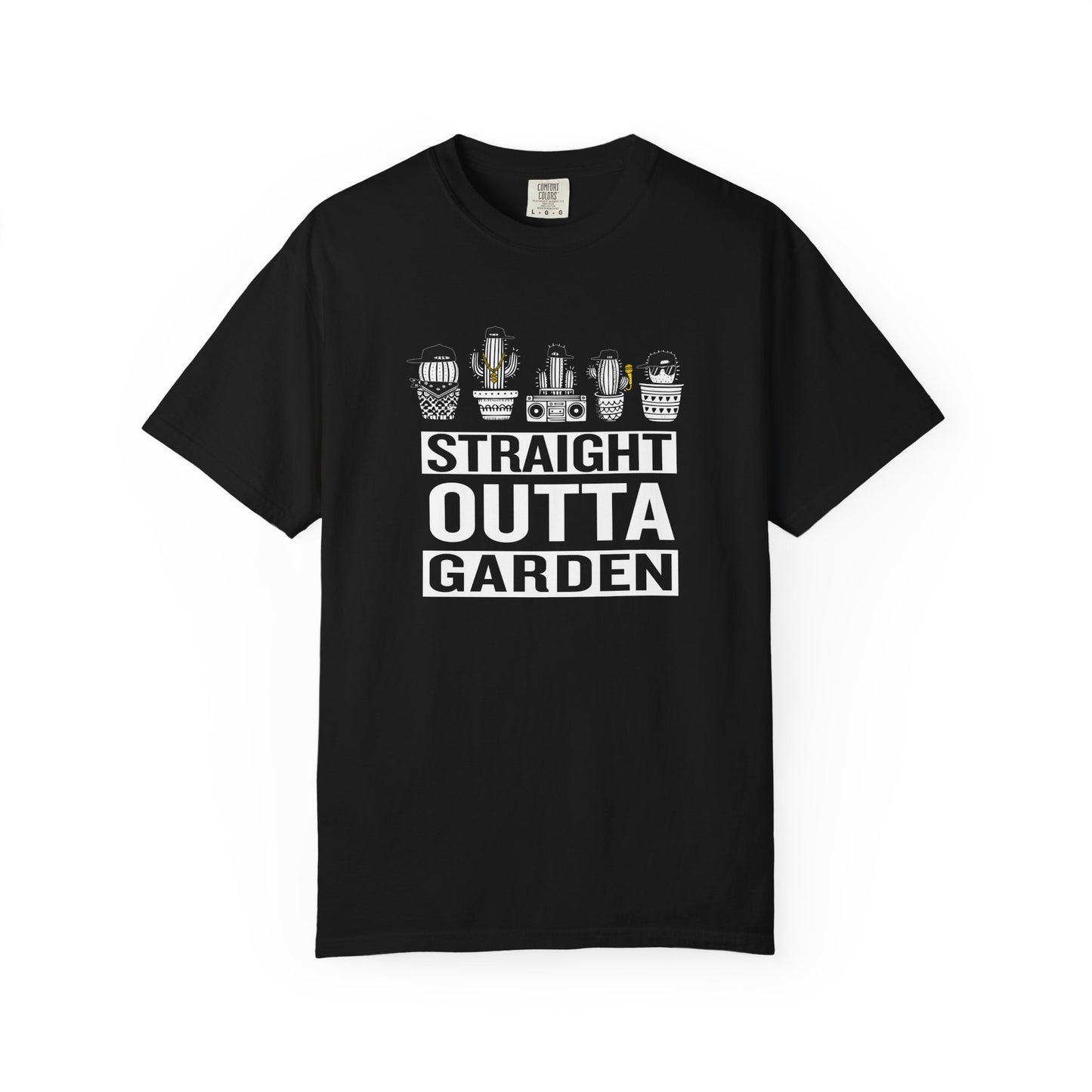 "Straight Outta Garden" T-Shirt — Old School Hip Hop Plant Lover Tee