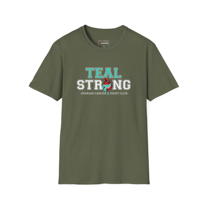 Teal Strong T-Shirt — Ovarian Cancer Awareness Support Tee