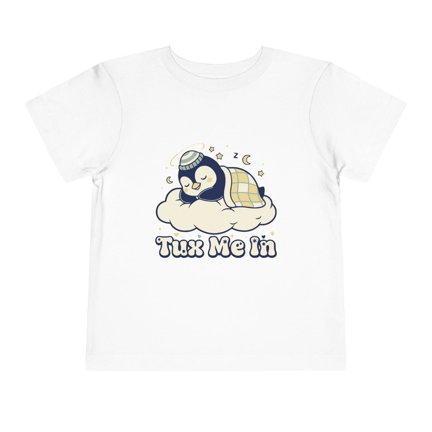 'Tux Me In' Toddler Tee —  Sleepy Penguin Short Sleeve Kids Shirt