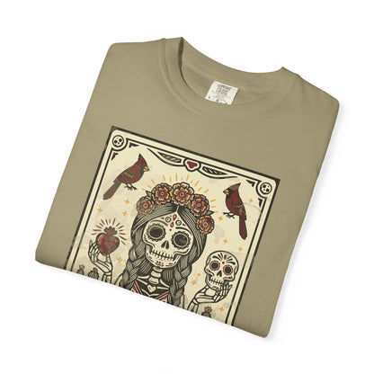 "La Muerte Amada" T-Shirt — Day of the Dead Skull Art Tee