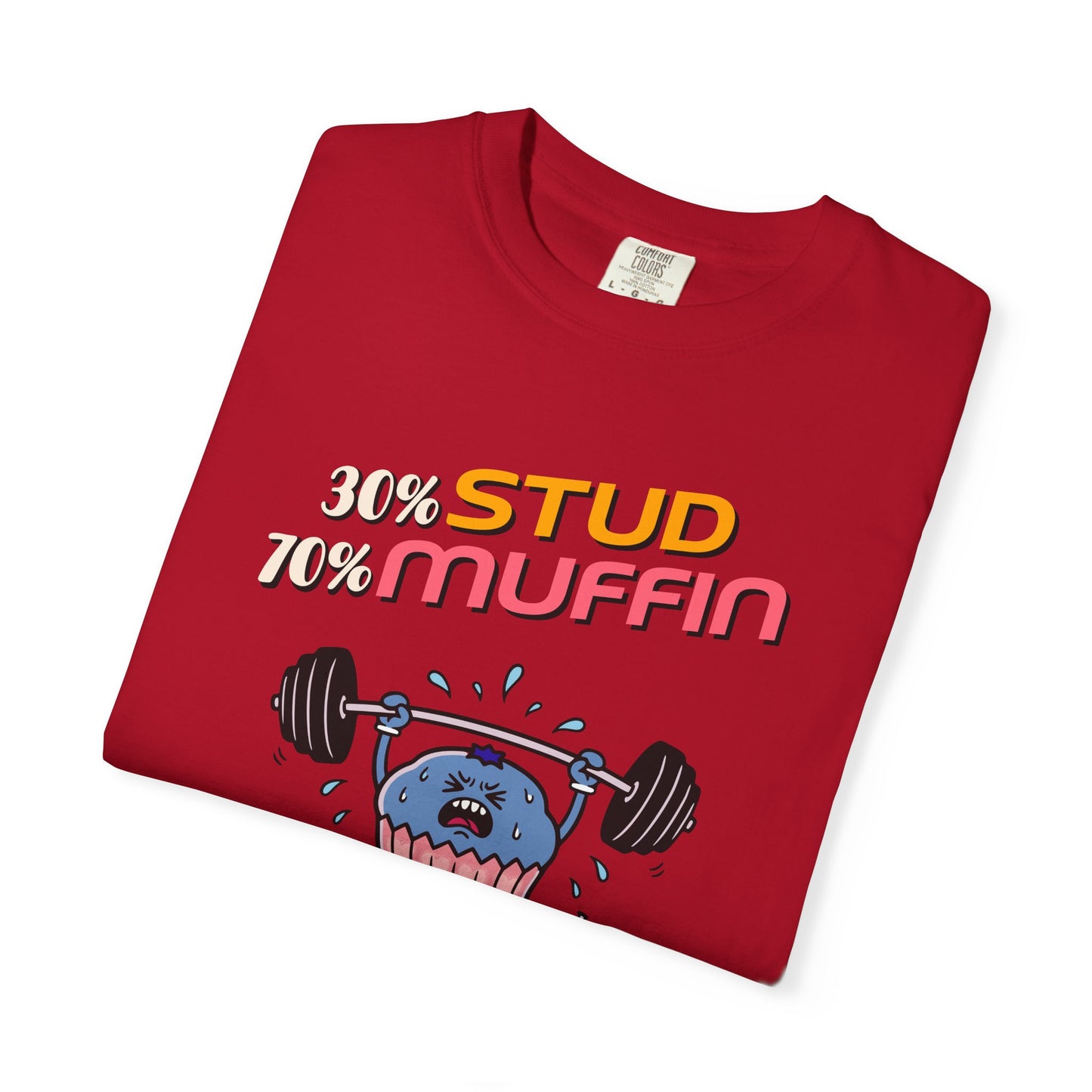 "Stud Muffin" T-Shirt — Cute Funny Gym Cupcake Fitness Design