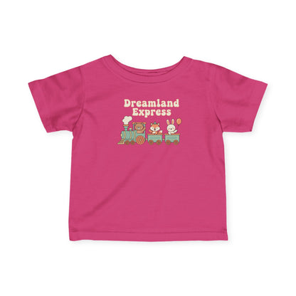 "Dreamland Express" Infant Tee — Cute Train Graphic Baby Shirt