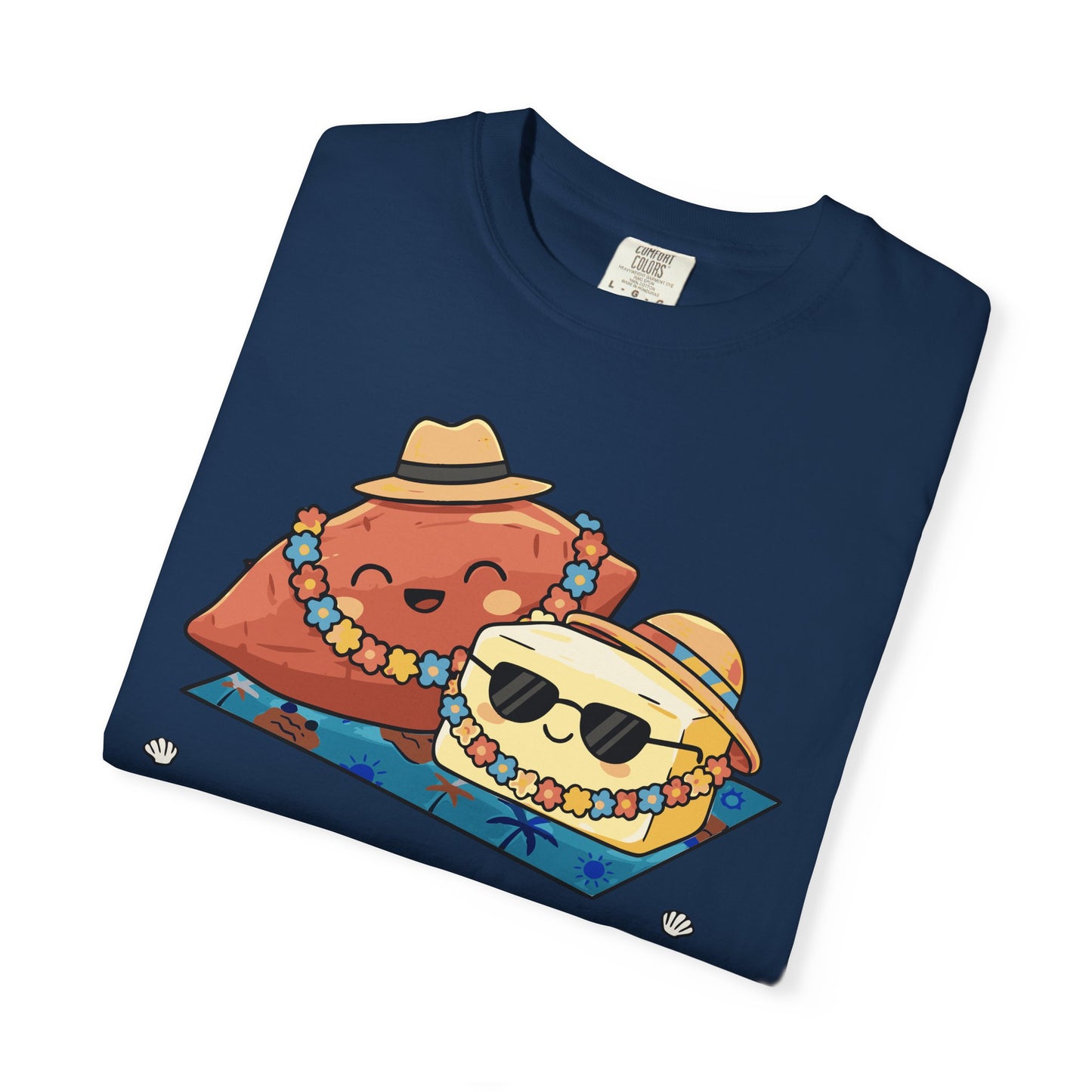 "On vacation? I sure yam!" Couples Tee — Cute Yam Butter Summer Vacation Vibes T-Shirt