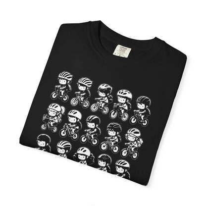 Pedal for the Medal Graphic Tee — Cute Cycling Crew Illustration T-Shirt