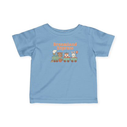 "Dreamland Express" Infant Tee — Cute Train Graphic Baby Shirt