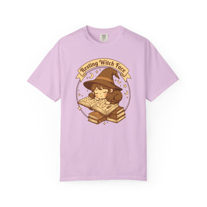 Resting Witch Face T-Shirt — Cute Witch Sleeping Graphic Tee