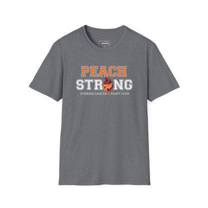 Peach Strong T-Shirt — Uterine Endometrial Cancer Fight Club Awareness Tee