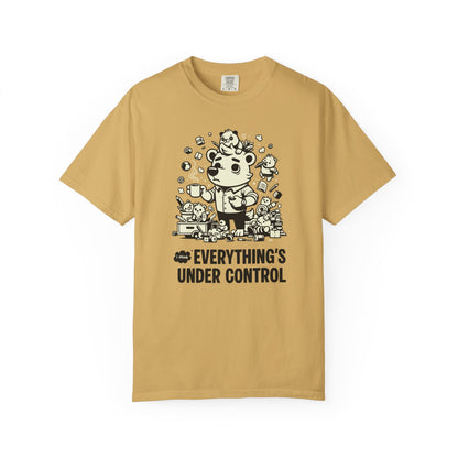 "Everything’s Under Control... I Think" T-Shirt — Cute Chaos Cartoon Tee