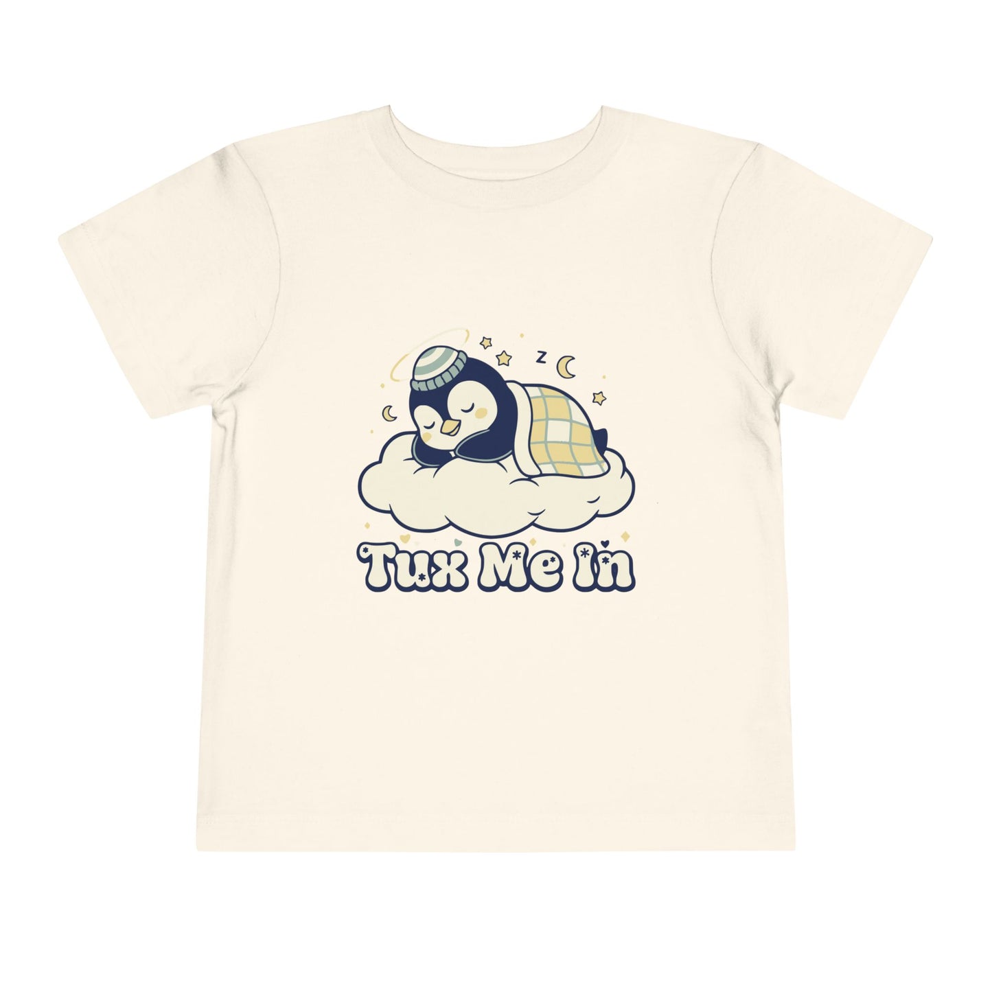 'Tux Me In' Toddler Tee —  Sleepy Penguin Short Sleeve Kids Shirt