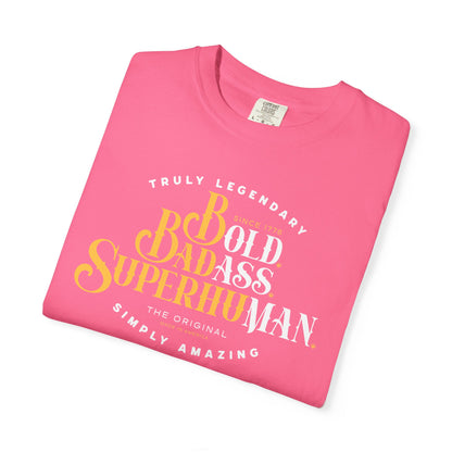 Old Ass Man. Bold Badass Superhuman Graphic Tee — Motivational Vintage Style T-Shirt