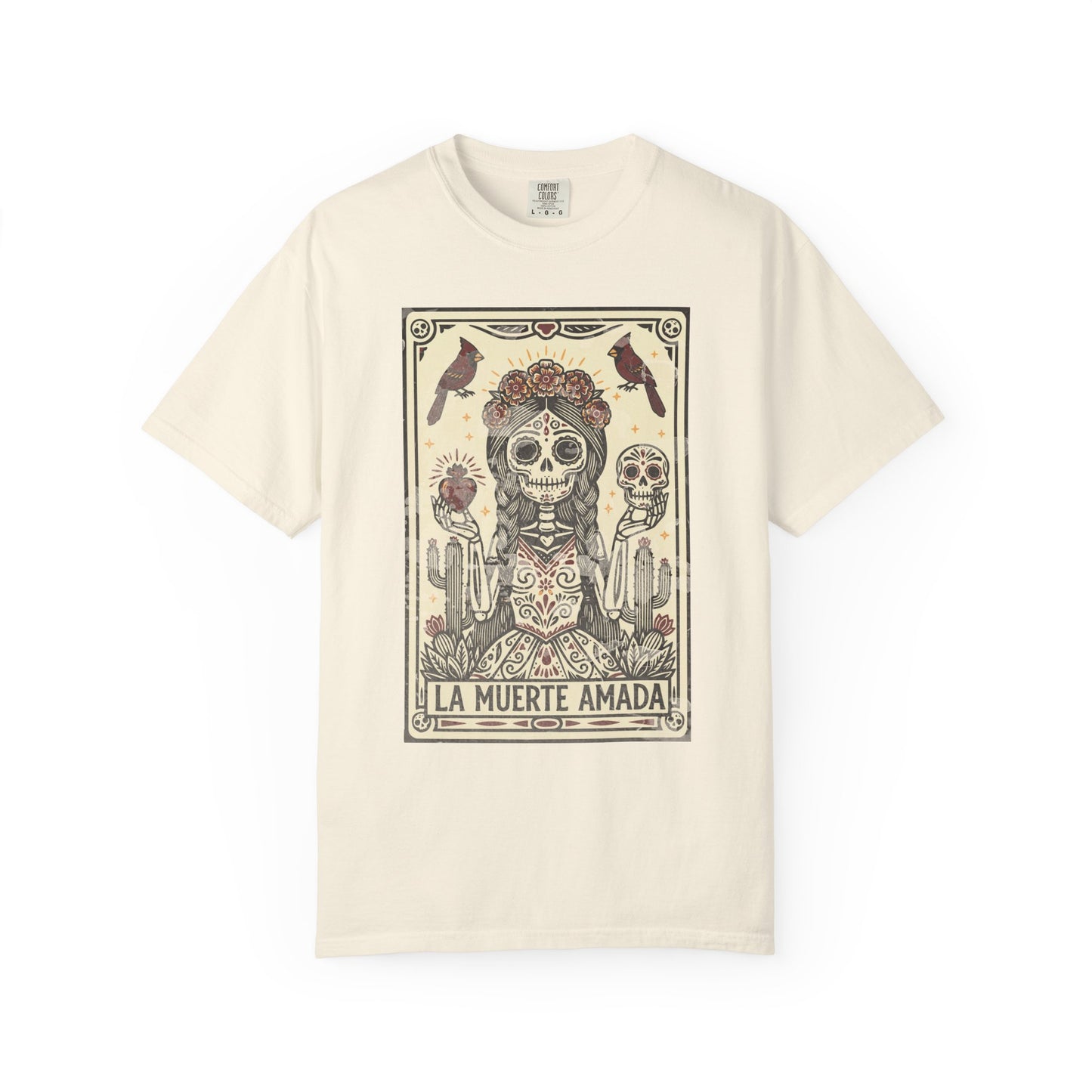 "La Muerte Amada" T-Shirt — Day of the Dead Skull Art Tee