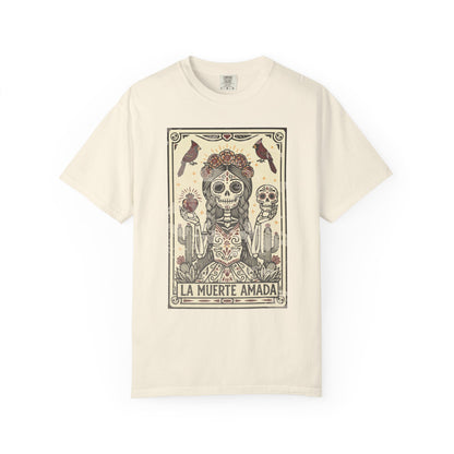 "La Muerte Amada" T-Shirt — Day of the Dead Skull Art Tee