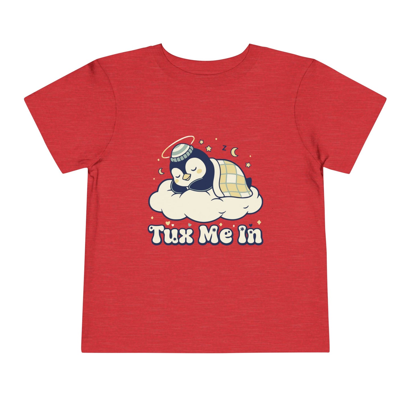 'Tux Me In' Toddler Tee —  Sleepy Penguin Short Sleeve Kids Shirt
