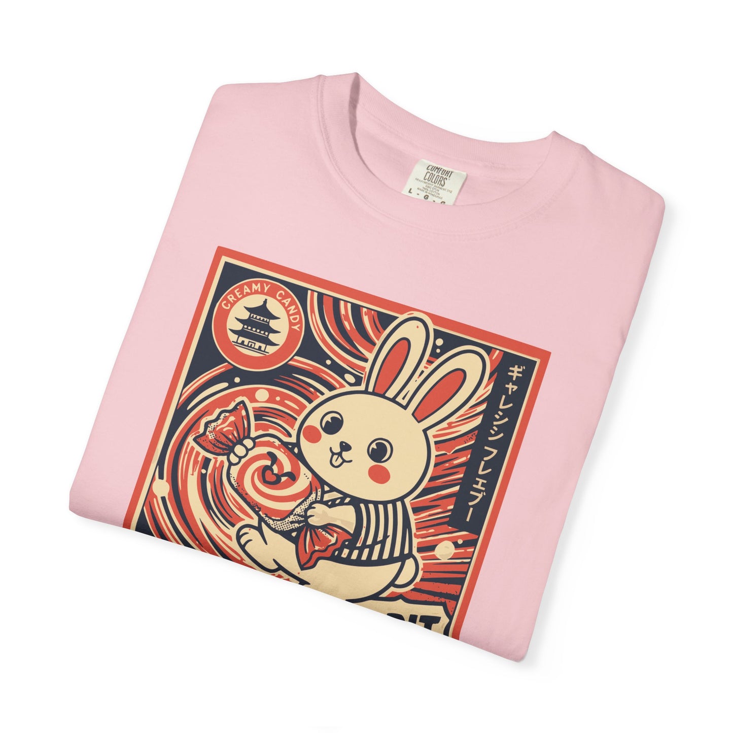 "Galaxy Rabbit" Milk Candy Graphic T-Shirt — Cute Japanese Anime Bunny Tee