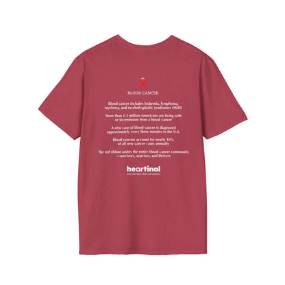 Red Strong T-Shirt — Blood Cancer Fight Club Awareness Tee