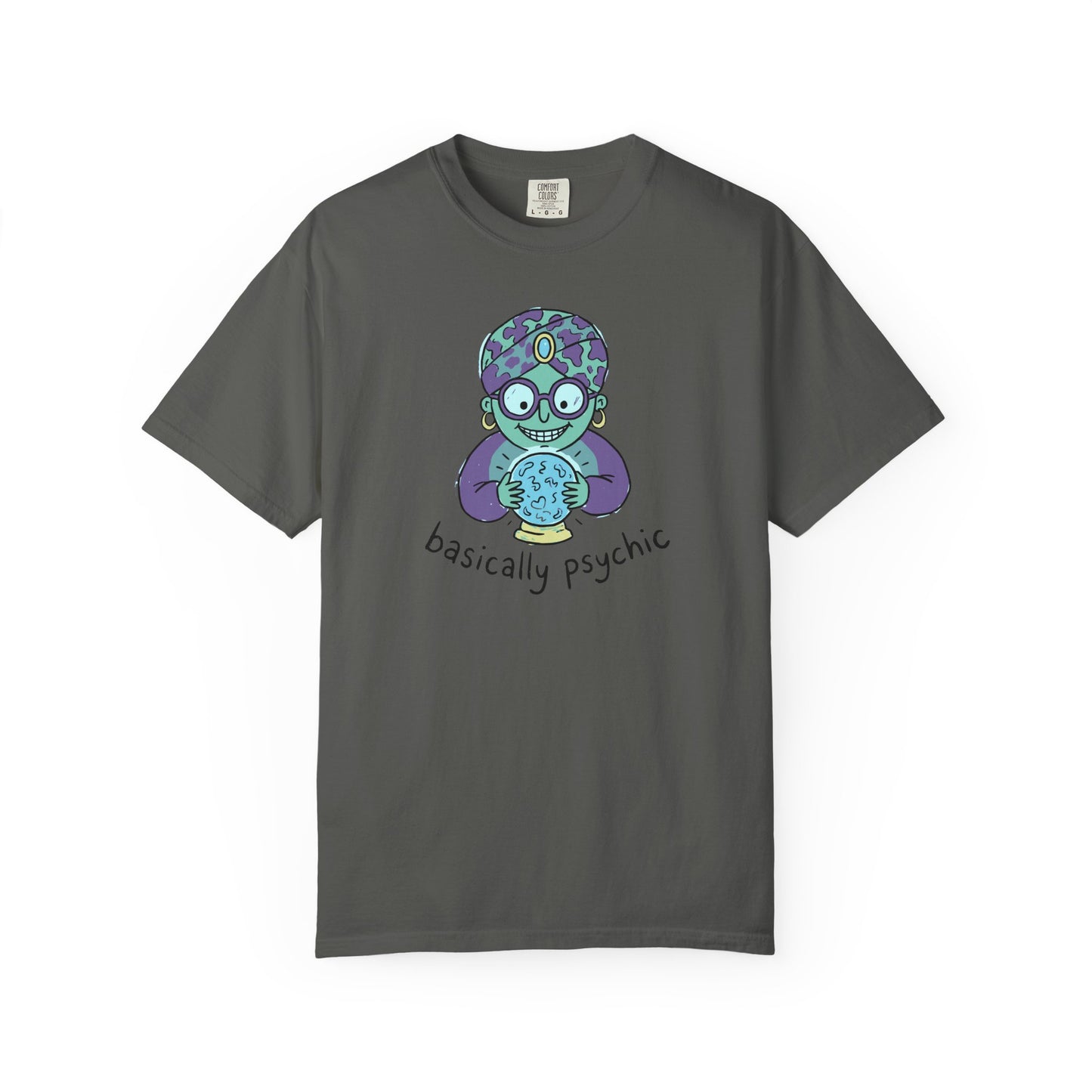 "Basically Psychic" T-Shirt - Cute Fortune Teller Graphic Tee