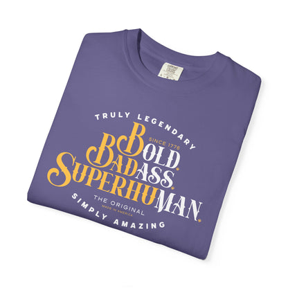 Old Ass Man. Bold Badass Superhuman Graphic Tee — Motivational Vintage Style T-Shirt