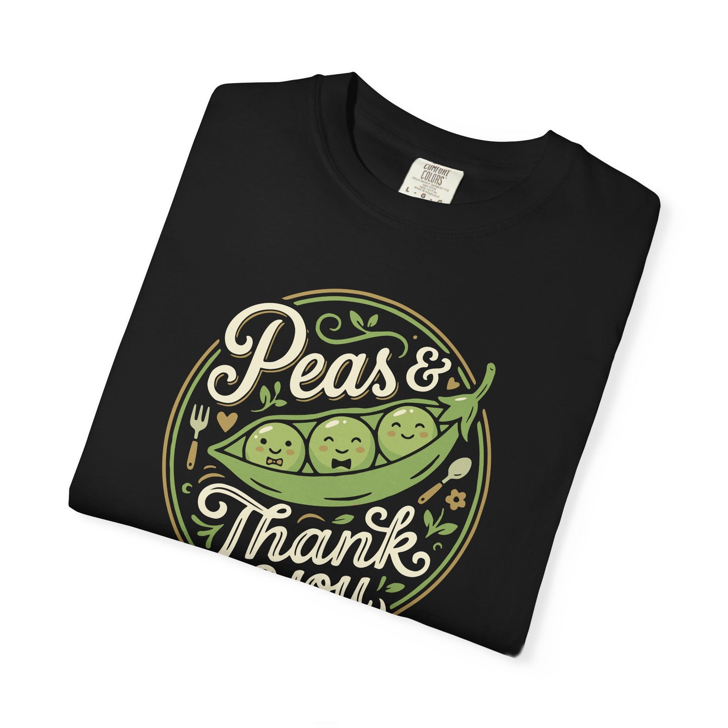 Peas & Thank You T-Shirt — Cute Polite Punny Graphic Tee