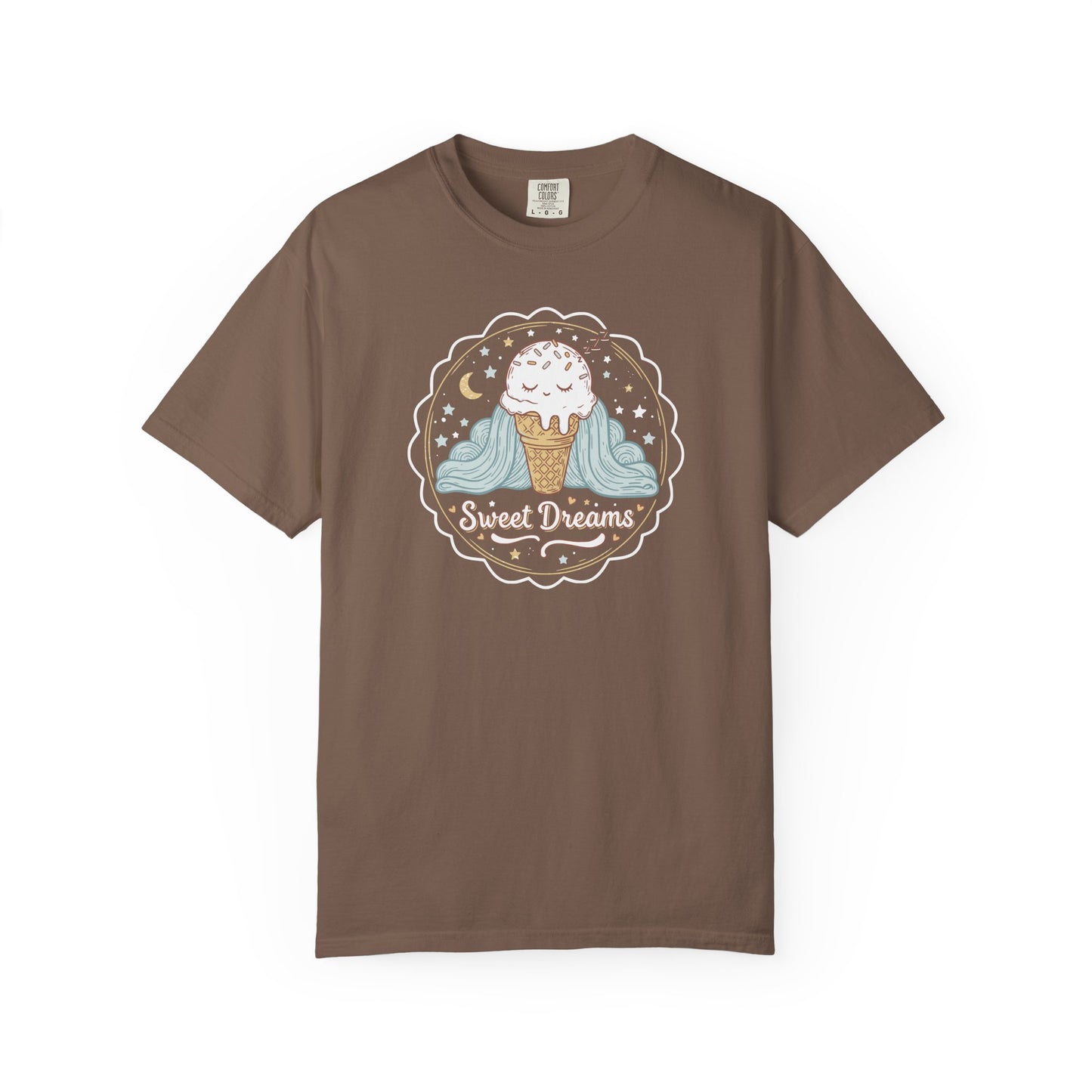 Sweet Dreams Ice Cream T-Shirt — Cute Pastel Dessert Graphic Tee