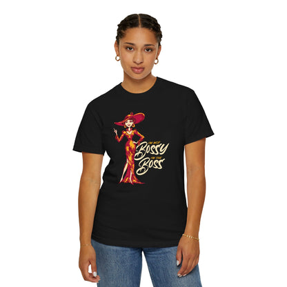 "I'm not Bossy, I'm the Boss" Graphic T-Shirt — Vintage Glam Lady Fashion Tee