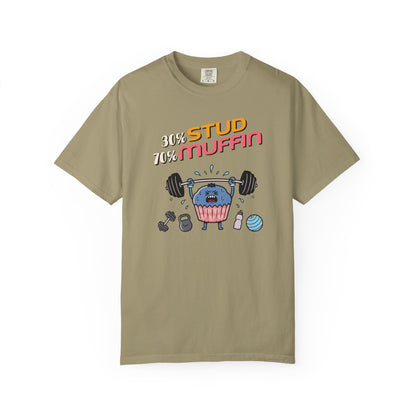 "Stud Muffin" T-Shirt — Cute Funny Gym Cupcake Fitness Design
