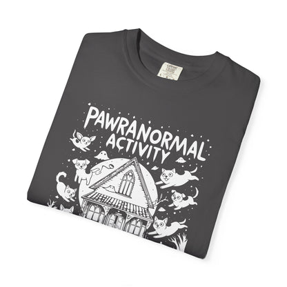 "Pawranormal Activity" Dog T-Shirt - Haunted House Fun Graphic Tee