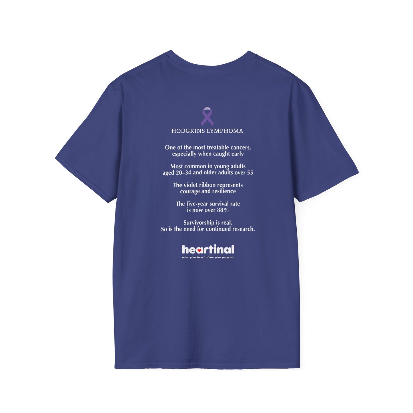 Violet Strong T-Shirt — Hodgkin's Lymphoma Cancer Awareness Tee