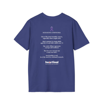Violet Strong T-Shirt — Hodgkin's Lymphoma Cancer Awareness Tee