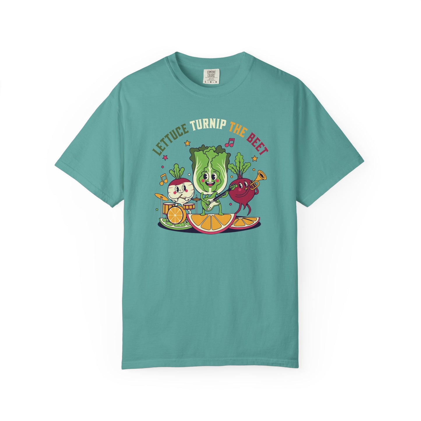 Lettuce Turnip The Beet T-Shirt — Cute Vegetable Band Graphic Tee