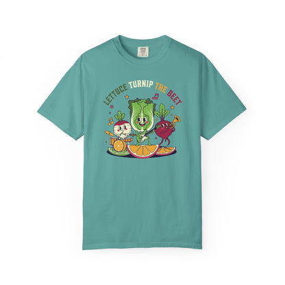 Lettuce Turnip The Beet T-Shirt — Cute Vegetable Band Graphic Tee
