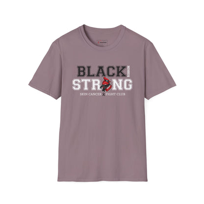 Black Ribbon Strong T-Shirt — Skin Cancer Fight Club Awareness Tee