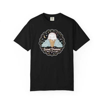 Sweet Dreams Ice Cream T-Shirt — Cute Pastel Dessert Graphic Tee